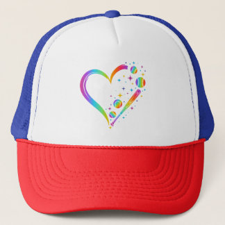 Rainbow Baseball Trucker Hat