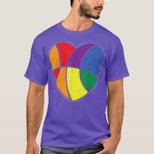 Rainbow Basketball Ball Gay Pride LGBTQ LGBT Pride T-Shirt