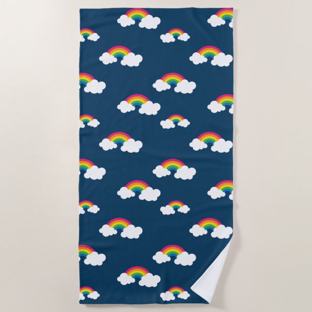Rainbow Beach Towel (Front)