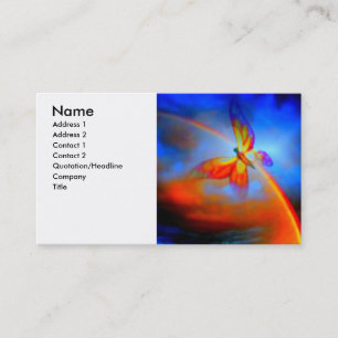 Rainbow beauty business card