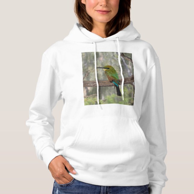 Rainbow bee-eater bird, Australia Hoodie (Front)