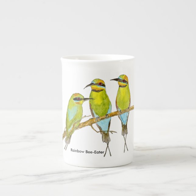 Rainbow Bee-Eater Bird Mug (Front)