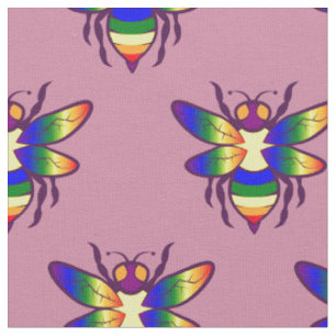 Rainbow Bee Thunder_Cove Fabric