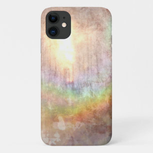 Rainbow Beige Abstract Design iPhone 11 Case