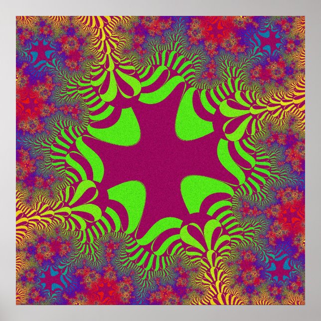 Rainbow Berry Cross Poster (Front)