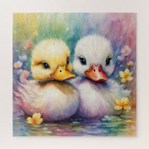 Rainbow Birds Duck 2 Jigsaw Puzzle