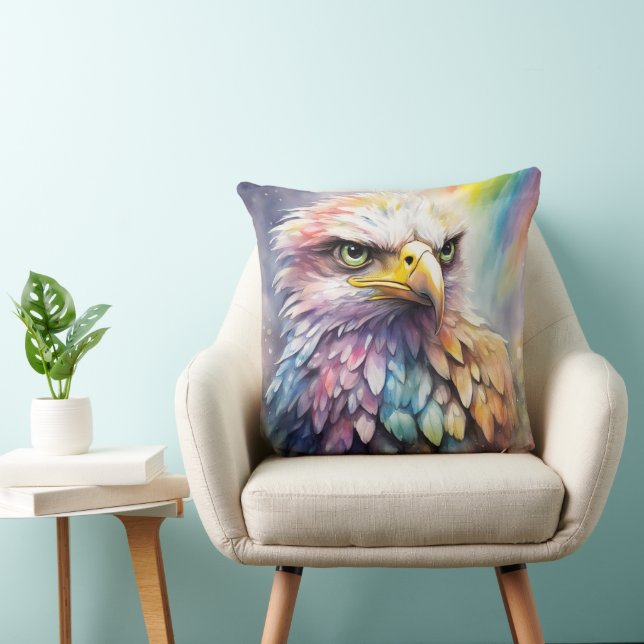 Rainbow Birds Eagle 2 Cushion (Chair)