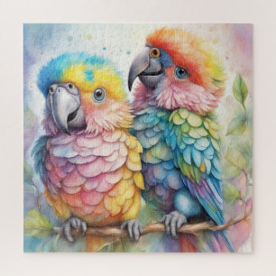Rainbow Birds Parrots 1 Jigsaw Puzzle