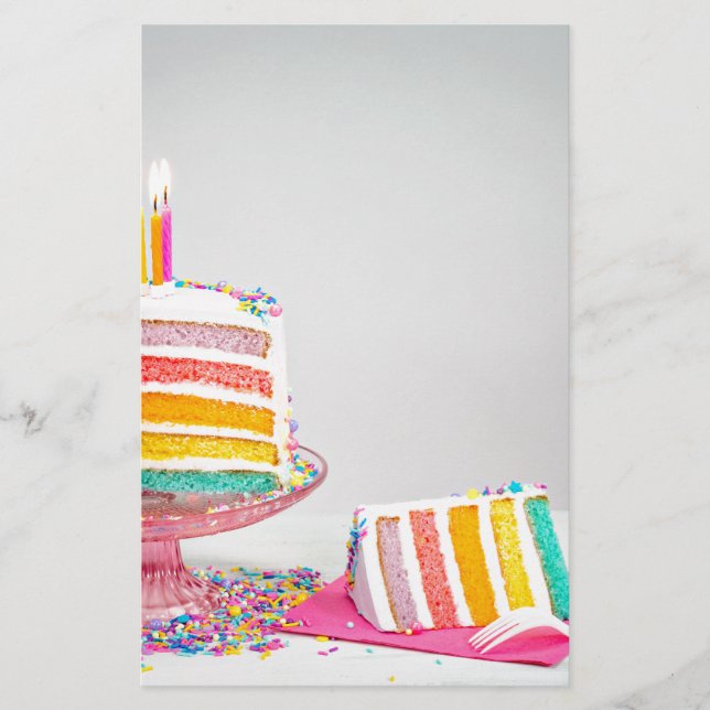 rainbow Birthday Cake (Front)