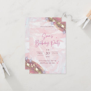 Rainbow Birthday Invitation