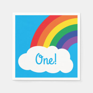 Rainbow Birthday Party Napkin