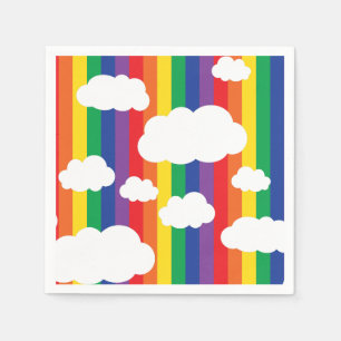 Rainbow Birthday Party Napkin