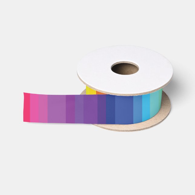 Rainbow Birthday Party Satin Ribbon (Spool)