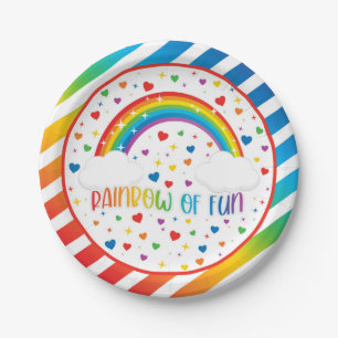 Rainbow Birthday Plate