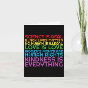 Rainbow Black Lives Science Glbtq Anti Ice Hoodie Card