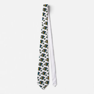Rainbow Black Turtle Tie