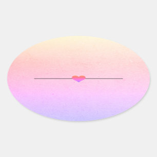 Rainbow blank classic round sticker