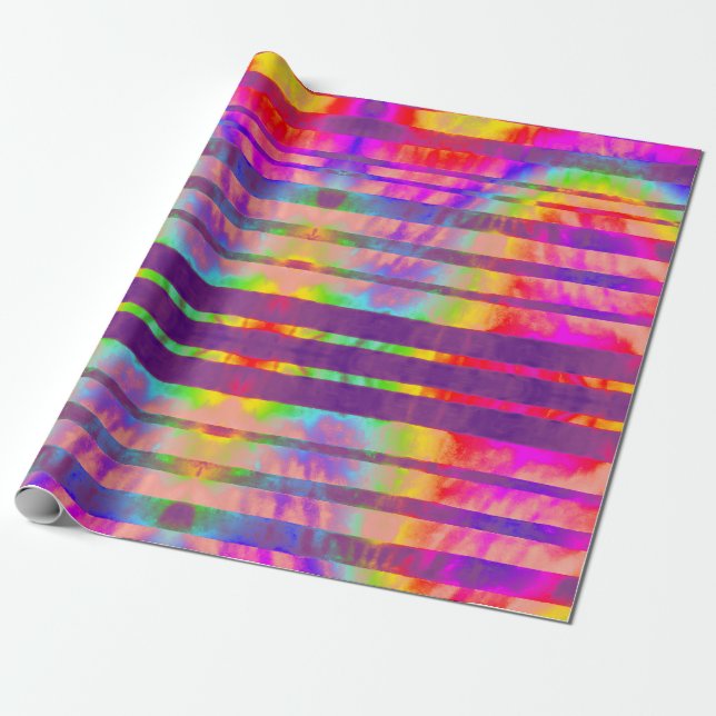 Rainbow Blast Wrapping Paper (Unrolled)