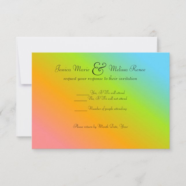 Rainbow Blend - RSVP (Front)