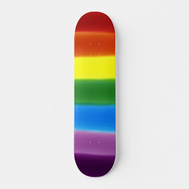Rainbow blend skateboard (Front)