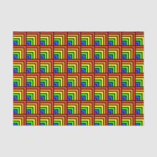 Rainbow Blocks Tissue Paper