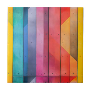 Rainbow Board Pattern Tile