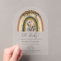Rainbow Boho Baby Shower