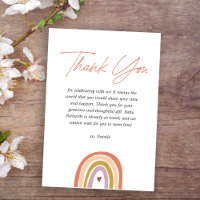 Rainbow Boho Peach Blush Baby Shower