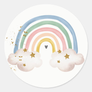 Rainbow Boho Sticker Pastel Rainbow Modern Colours