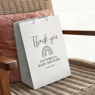  Rainbow Boy Baby Shower Medium Gift Bag