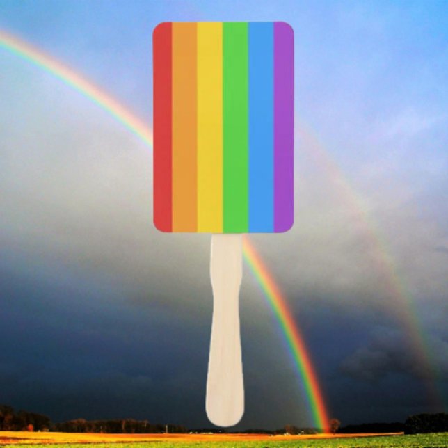 Rainbow Breeze Pride Hand Fan (Creator Uploaded)