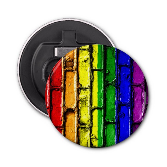 Rainbow Brick Bottle Opener PRIDE (Front)