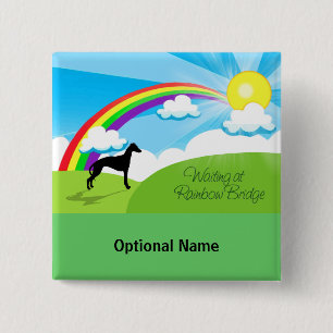 Rainbow Bridge 15 Cm Square Badge