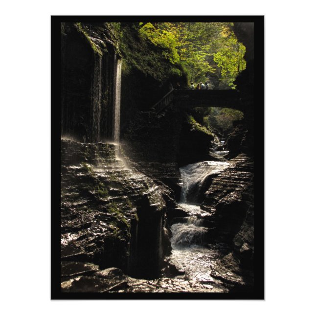 Rainbow Bridge at Watkins Glen Photo Print (Front)