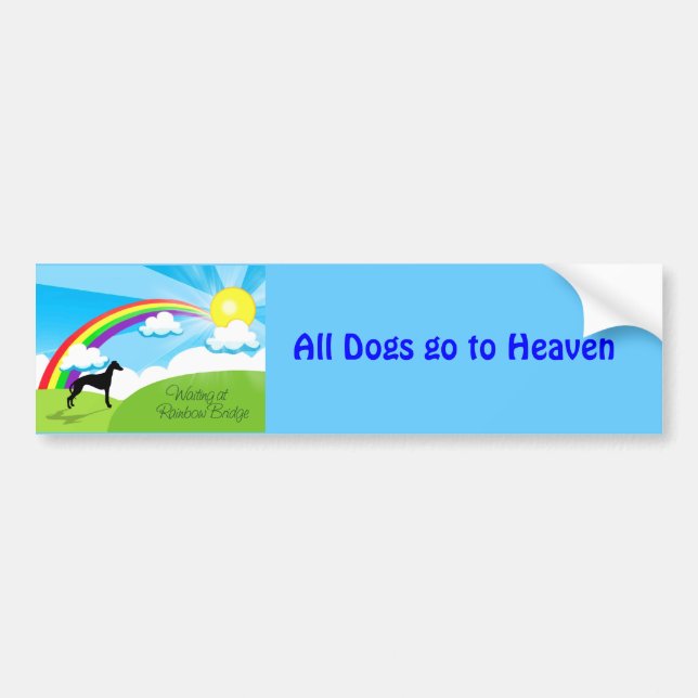 Rainbow Bridge Bumper Sticker (Front)