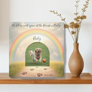 Rainbow Bridge-Custom Pet  Plaque
