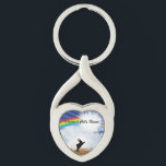 Rainbow Bridge Memorial for Rabbits Key Ring<br><div class="desc">Losing a rabbit is never easy... ... .. it"s like losing your best friend and a member of your family. Many BELIEVE when their beloved rabbit dies they cross over the Rainbow Bridge. Angel artist and pet lover, Angelina LaFera, illustrated this heartfelt tribute and wrote this memorial poem to honour...</div>