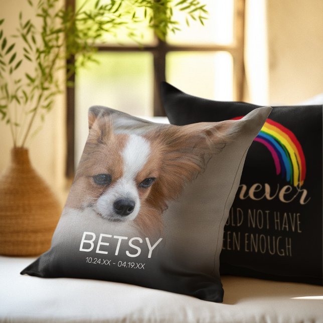 Rainbow Bridge Pet Memorial Tribute Cushion (Creator Uploaded)