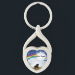 Rainbow Bridge Poem for Pigs Key Ring<br><div class="desc">Losing a pig is never easy... ... .. it"s like losing your best friend and a member of your family. Many BELIEVE when their beloved pig dies they cross over the Rainbow Bridge. Angel artist and pet lover, Angelina LaFera, illustrated this heartfelt tribute and wrote this memorial poem to honour...</div>