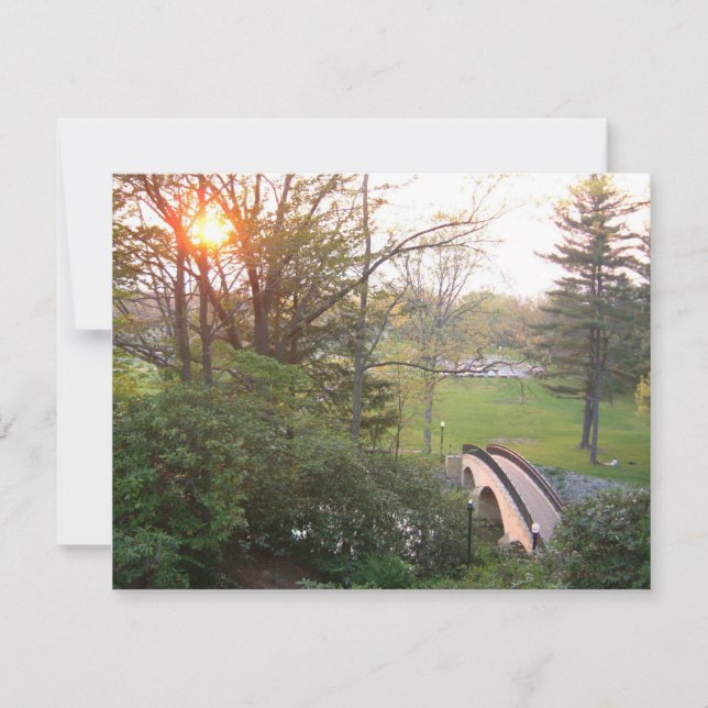 Rainbow Bridge Sunset at Grove City College (Front)