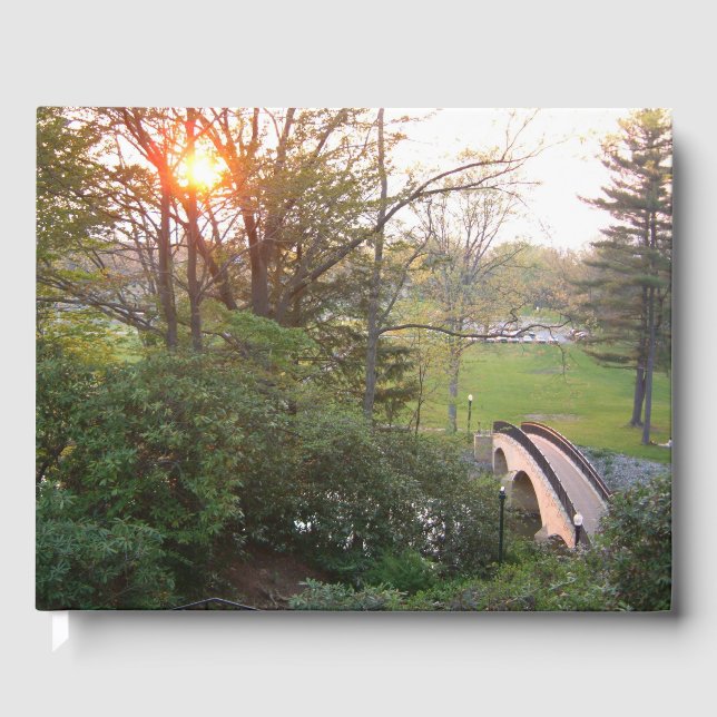 Rainbow Bridge Sunset at Grove City College Guest Book (Front)