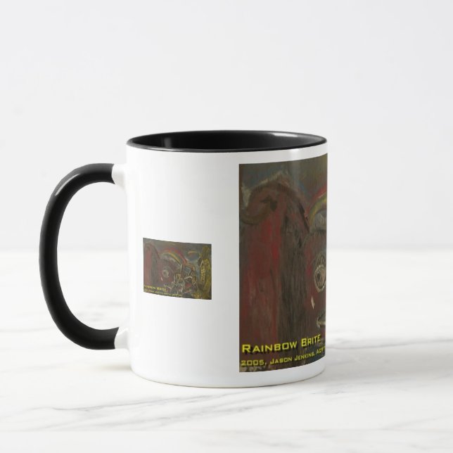 rainbow brite mug (Left)