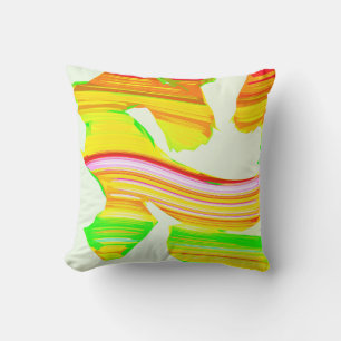 Rainbow brush cushion