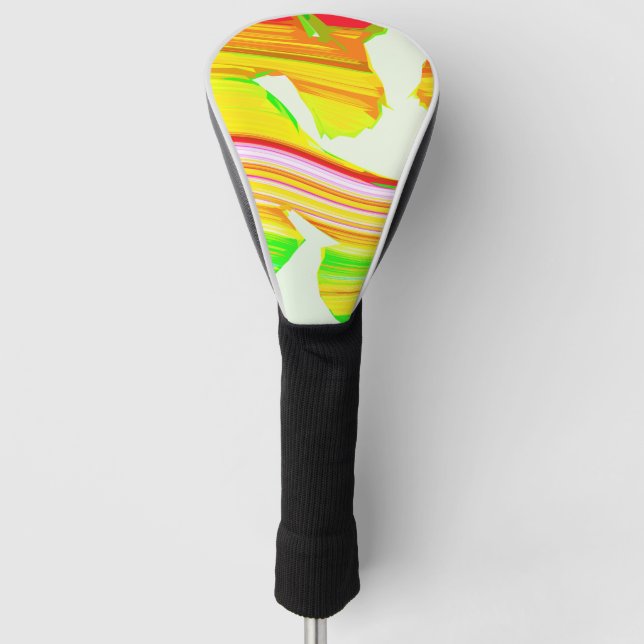 Rainbow brush golf head cover (Front)