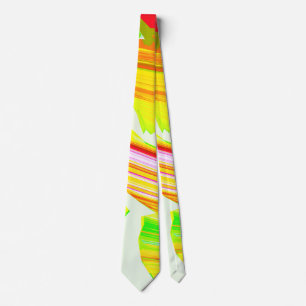 Rainbow brush tie