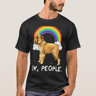 Rainbow Brussels Griffon Ew People Unicorn Dog T-Shirt