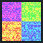 Rainbow bubble wrap pop art photo print<br><div class="desc">Pop art bubble wrap pattern in rainbow colours</div>