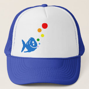 rainbow bubblefish. v.1. trucker hat