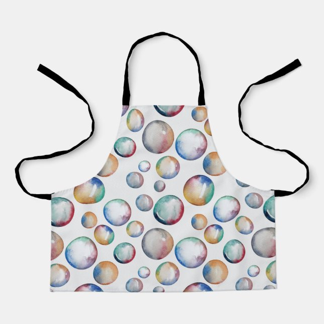 Rainbow Bubbles Apron (Front)