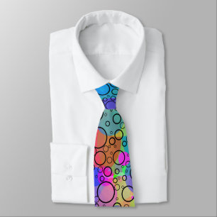 Rainbow Bubbles II Tie